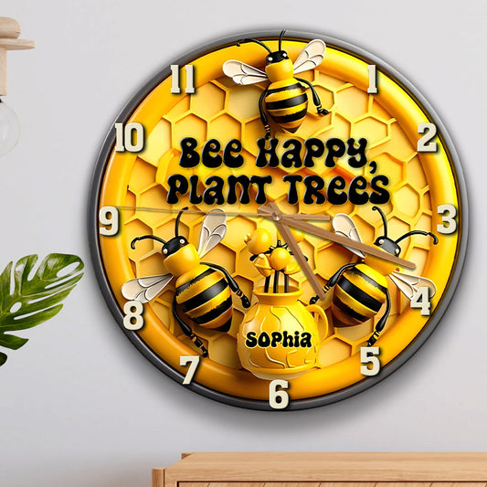 Gardening Time - Personalized Gardening Wall Clock