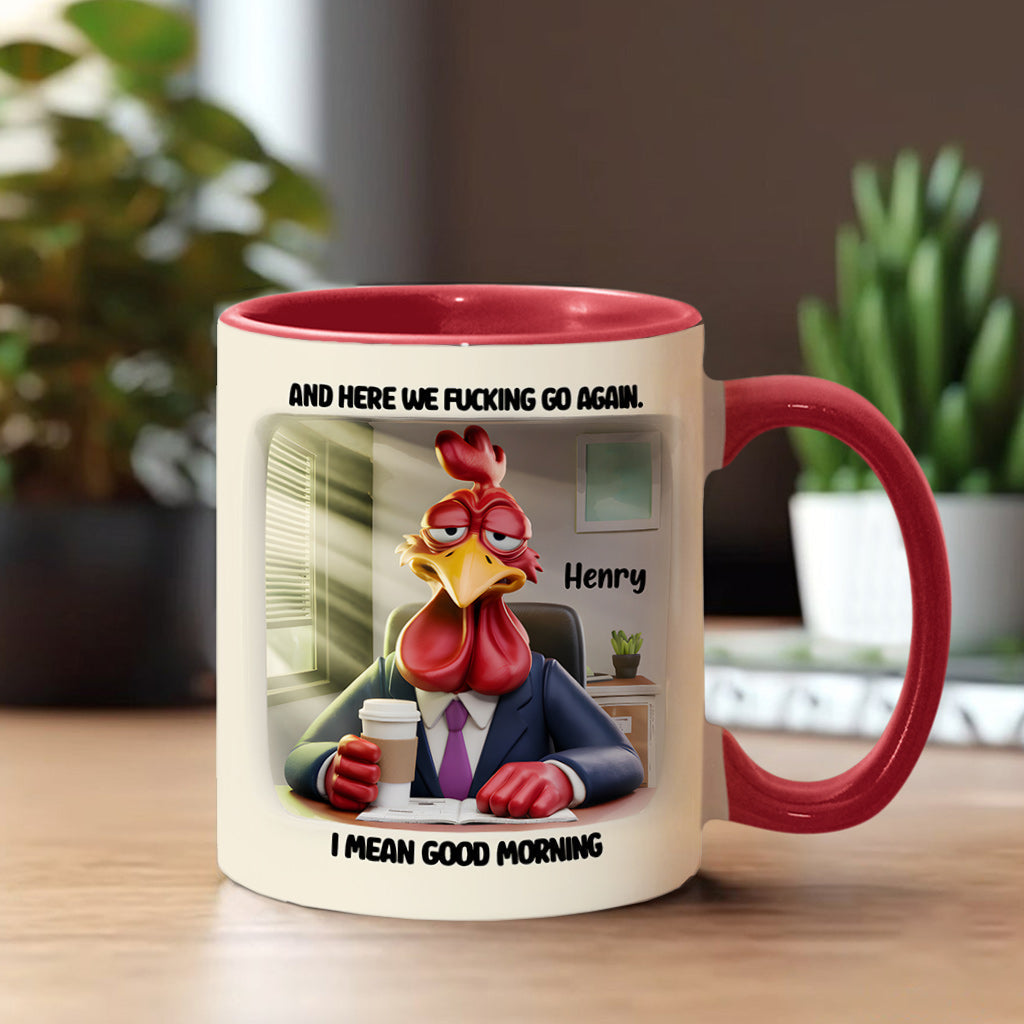 Et on y retourne ! - Mug personnalisé pour collègue