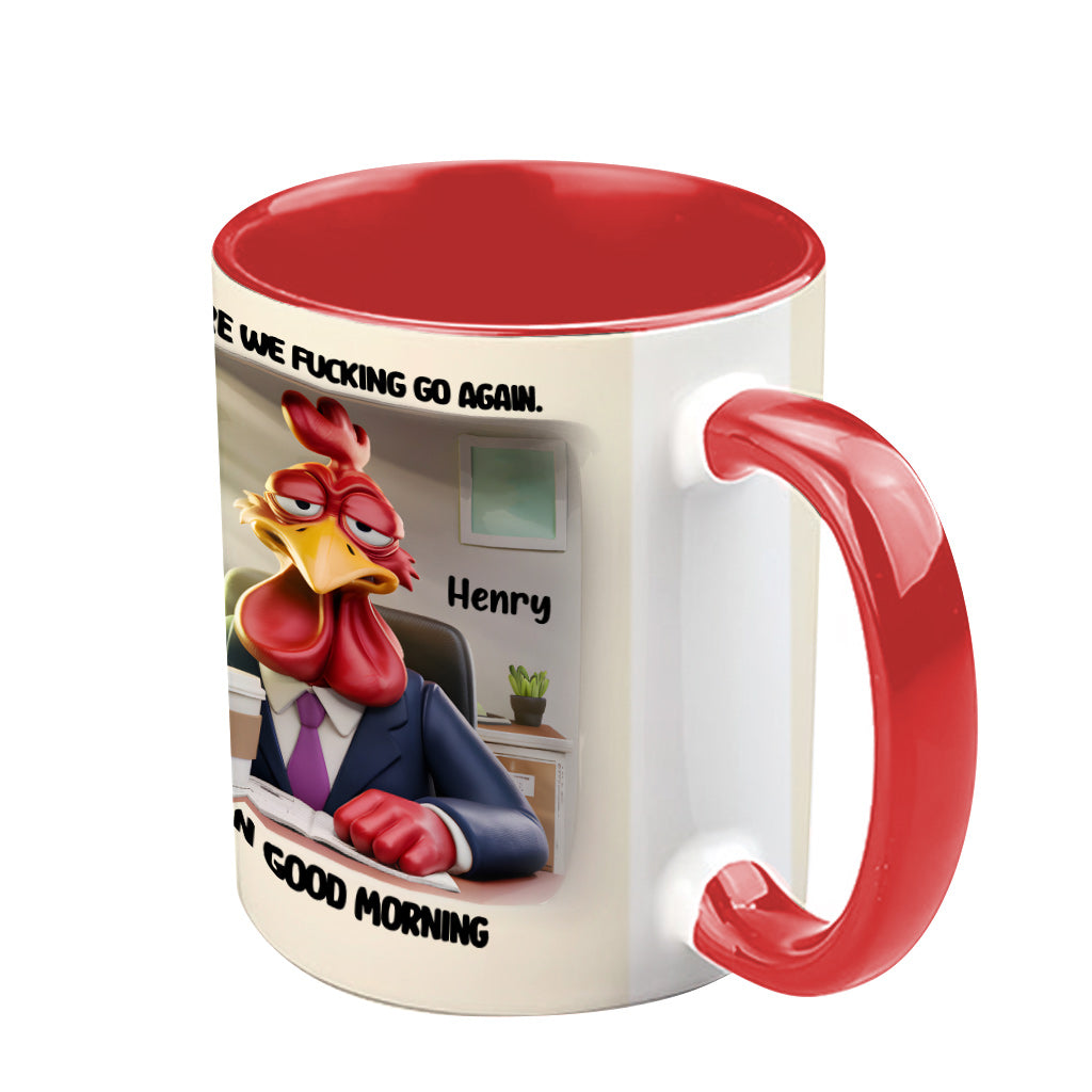 Et on y retourne ! - Mug personnalisé pour collègue