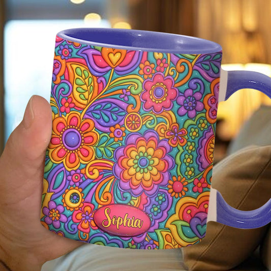 Hippie Soul - Personalized Hippie Accent Mug