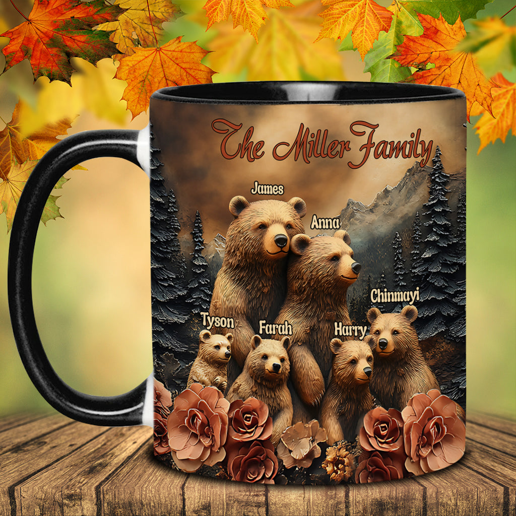 Mug personnalisé « Famille Ours »