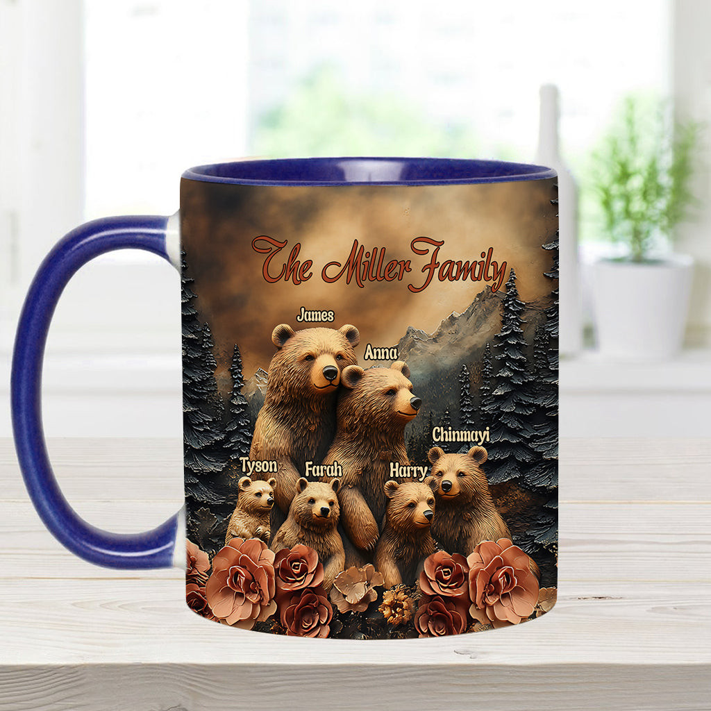 Mug personnalisé « Famille Ours »