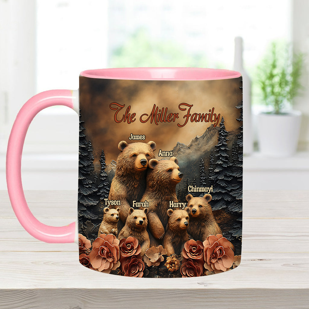 Mug personnalisé « Famille Ours »