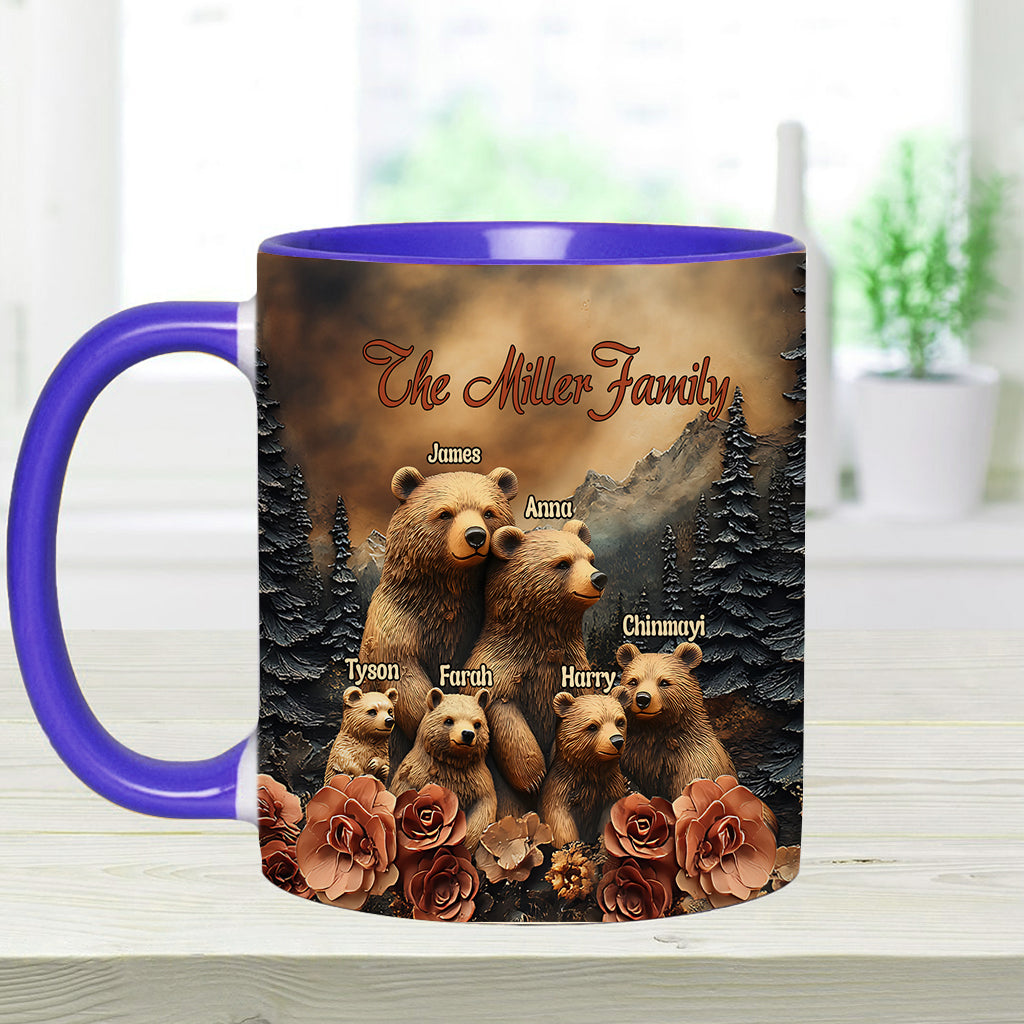 Mug personnalisé « Famille Ours »