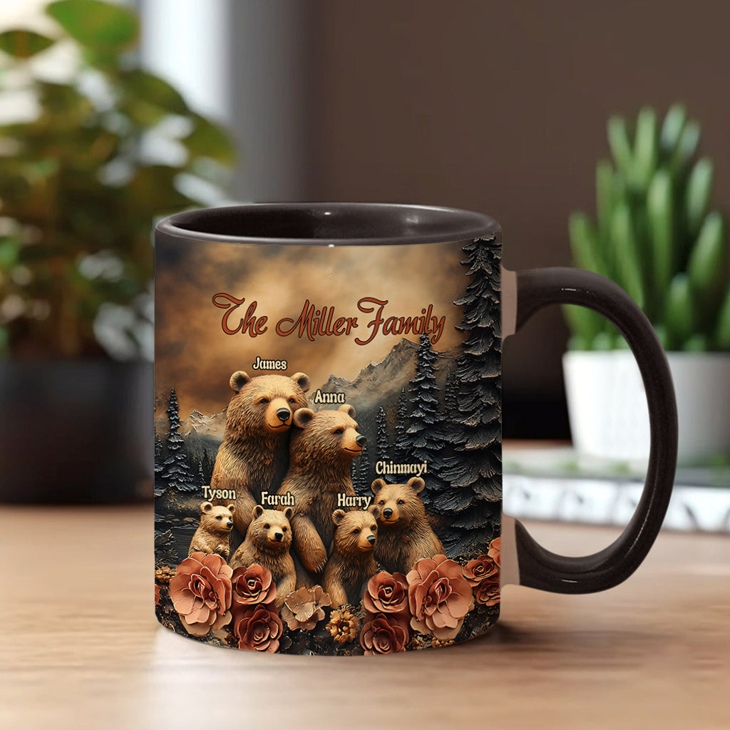 Mug personnalisé « Famille Ours »