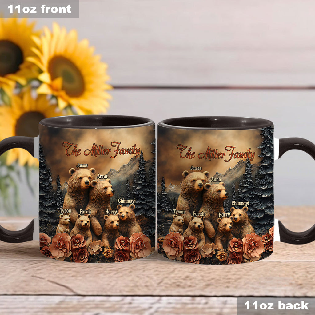 Mug personnalisé « Famille Ours »