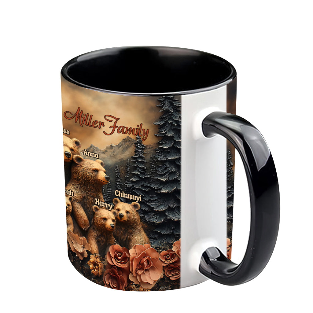 Mug personnalisé « Famille Ours »