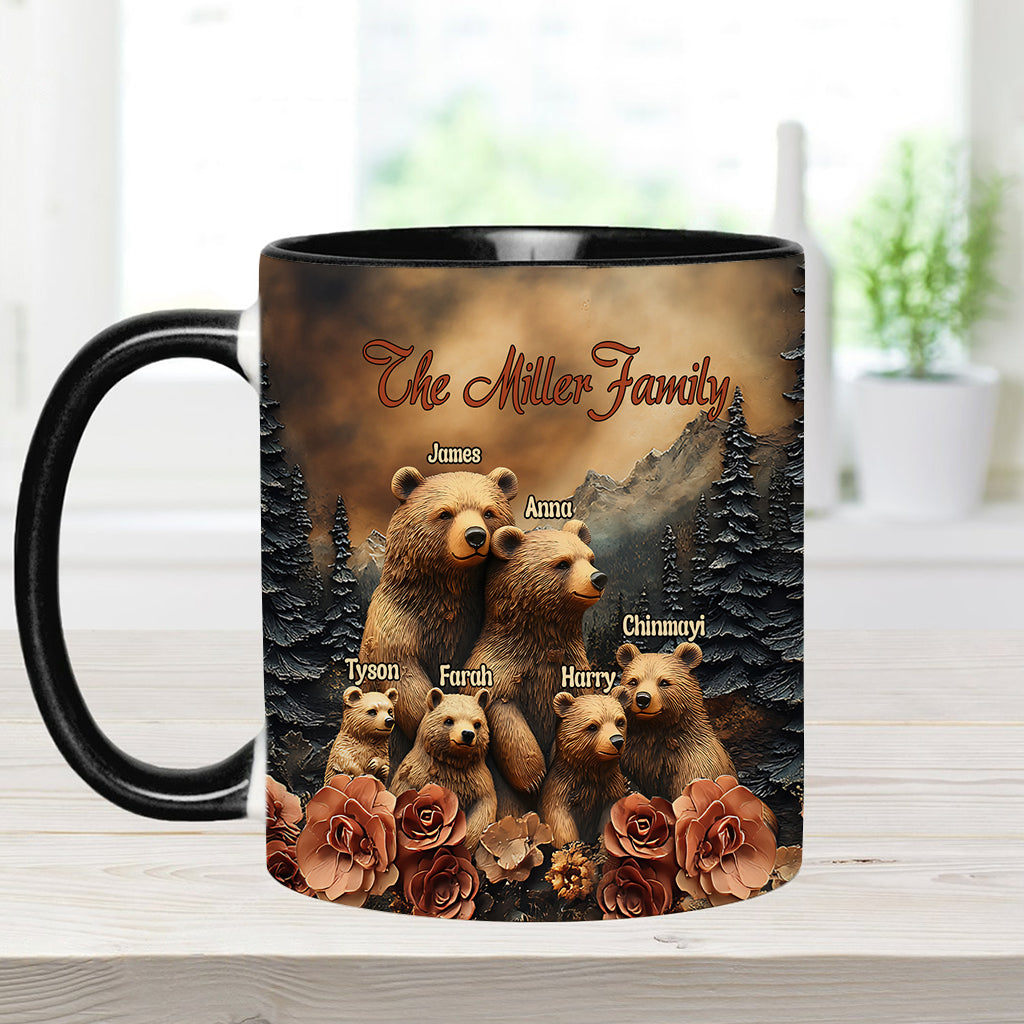 Mug personnalisé « Famille Ours »