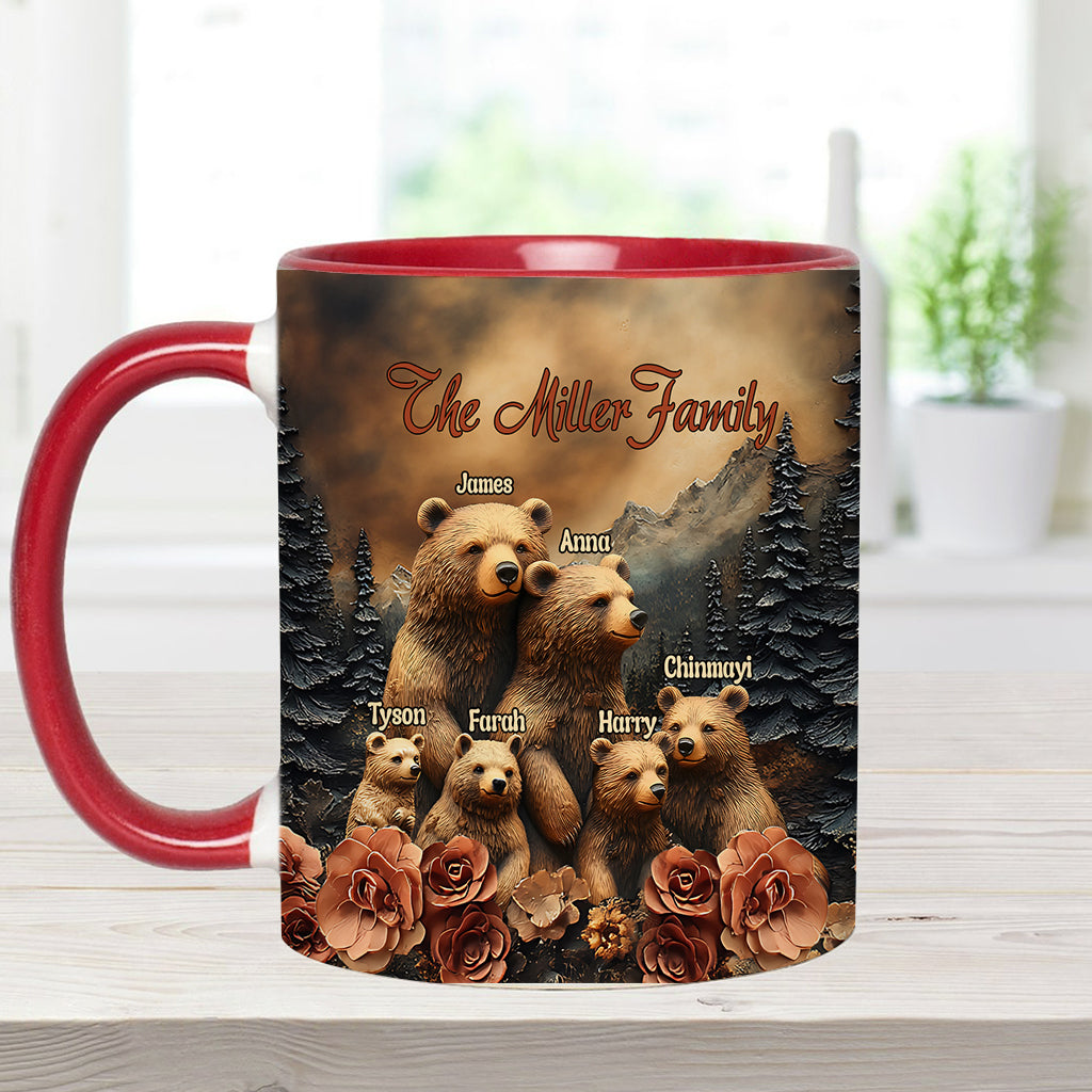 Mug personnalisé « Famille Ours »