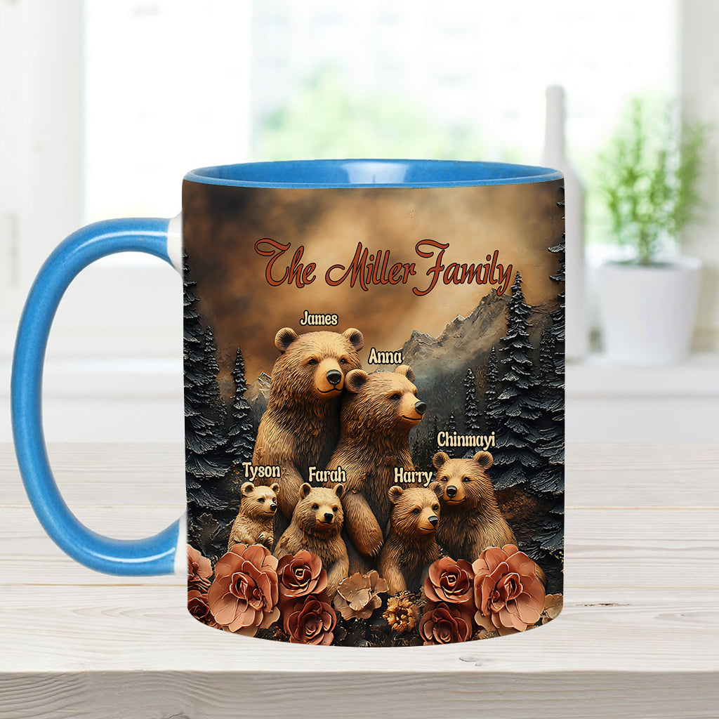Mug personnalisé « Famille Ours »