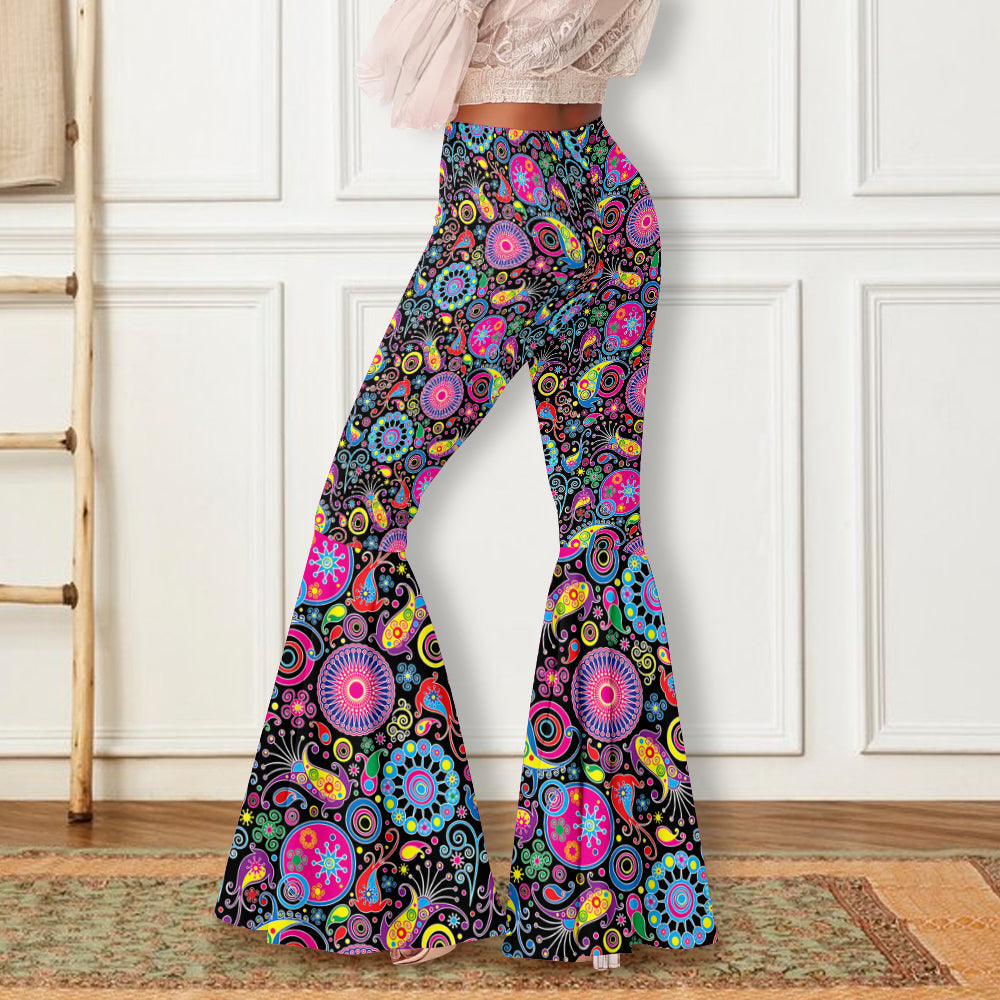 Hippie Soul - Leggings évasés hippies personnalisés