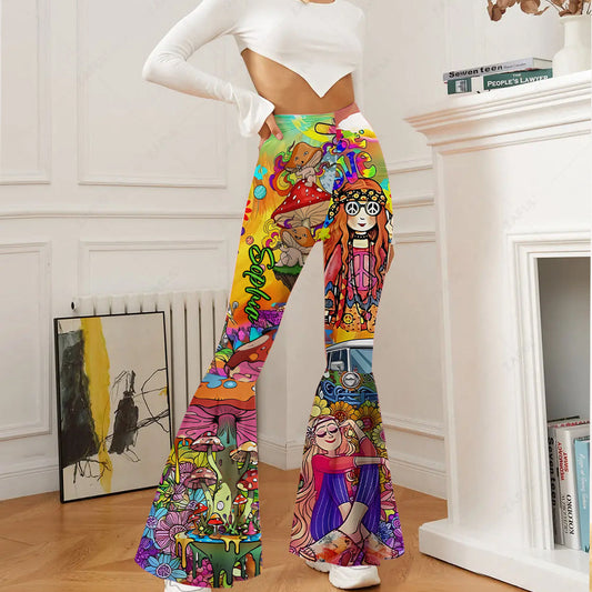 Hippie Soul - Leggings évasés hippies personnalisés