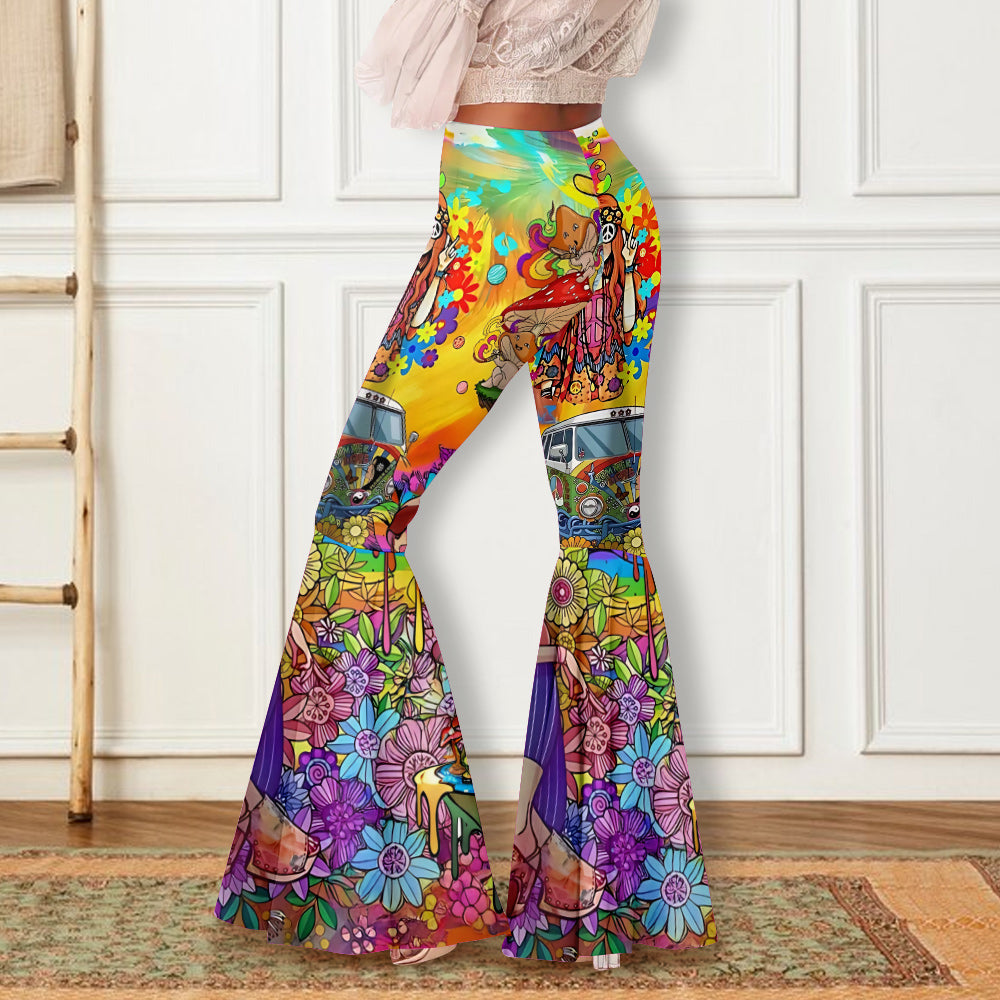 Hippie Soul - Personalized Hippie Flare Leggings