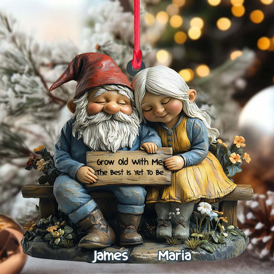 Grow Old With Me - Personalized Gardening Ornament