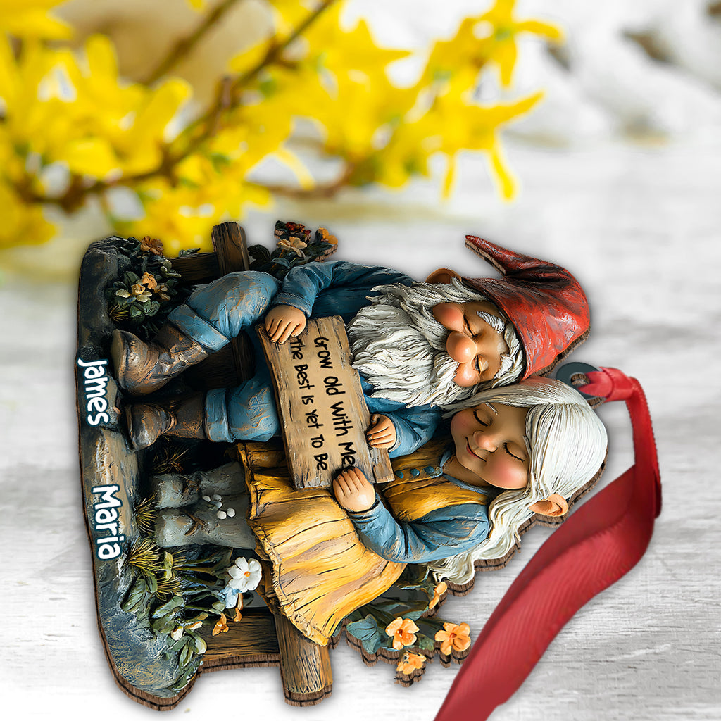 Grow Old With Me - Personalized Gardening Ornament