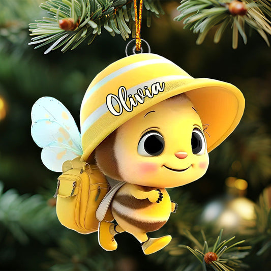 Adorable bébé abeille - Ornement personnalisé pour enfant