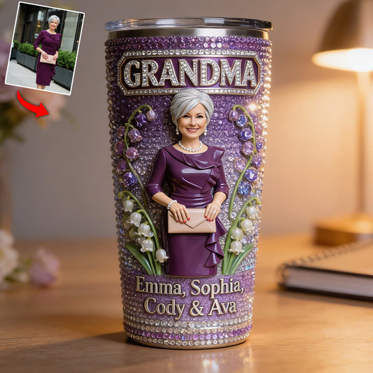Tasse Personnalisée - Photo et Titre au Choix pour Mamie