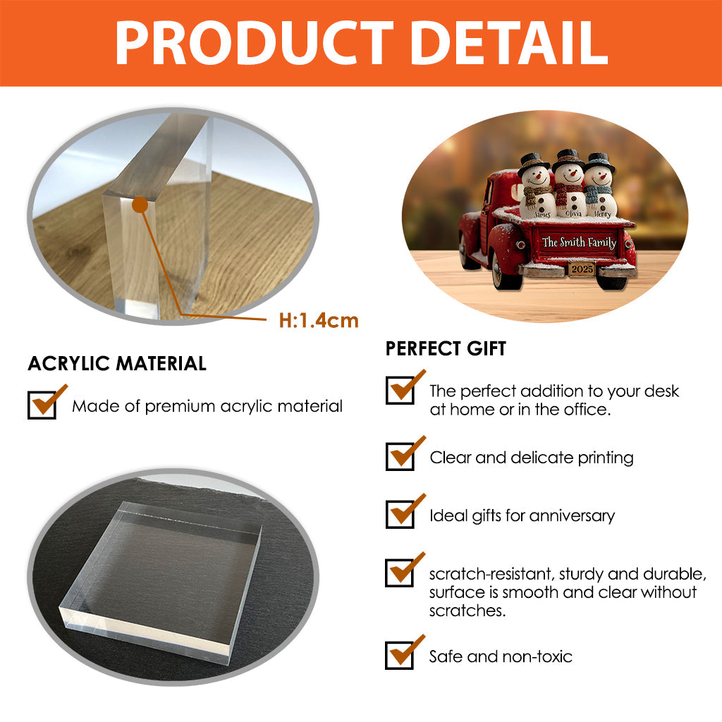 C'est nous - Plaque acrylique personnalisée pour la famille