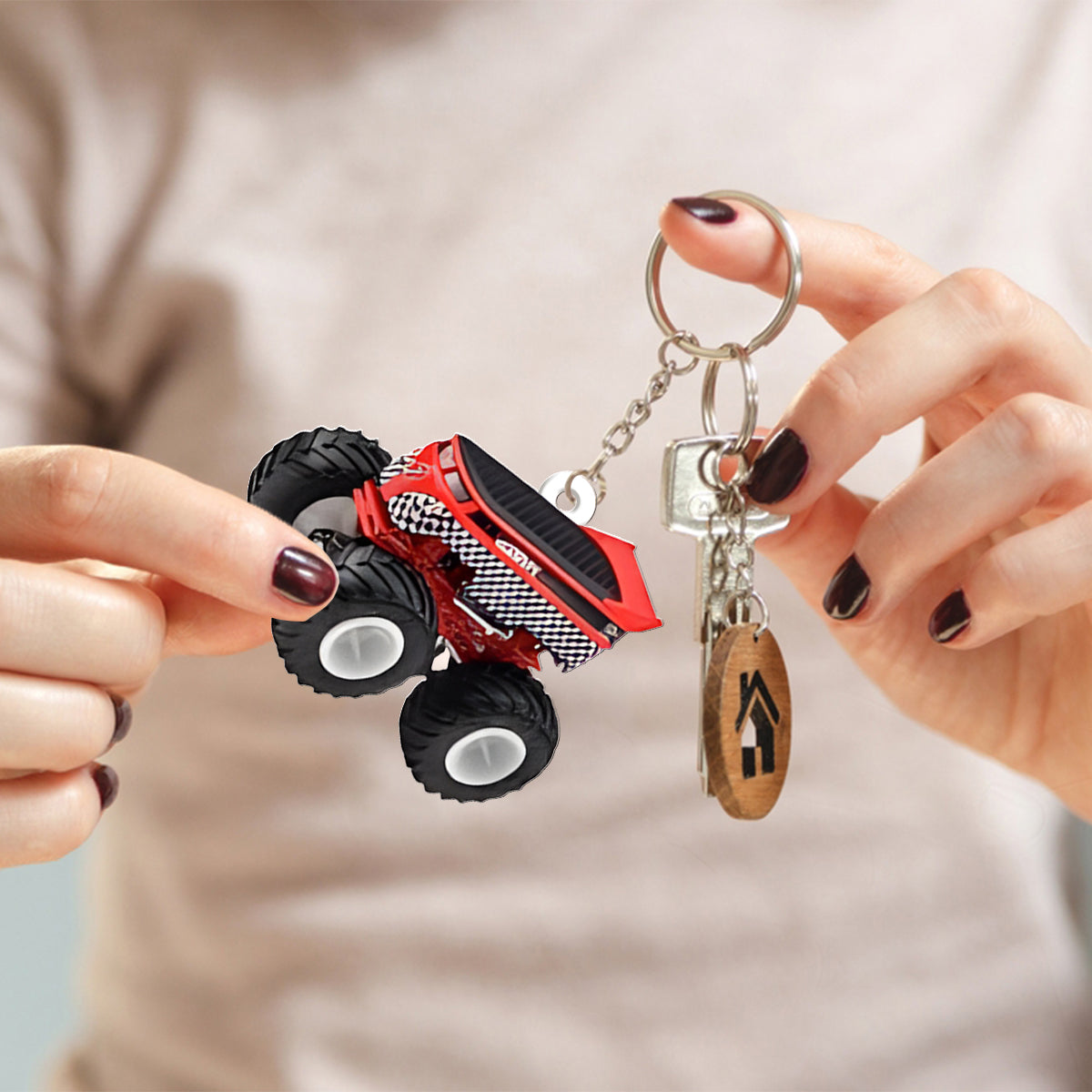 Monster Crusher - Calendrier de l'Avent pliable et personnalisé pour enfants avec décorations