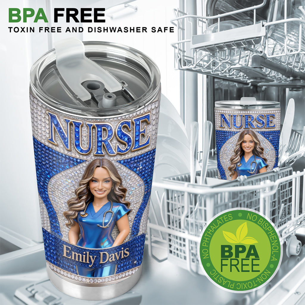 Any Title, Any Photo - Personalized Nurse Tumbler