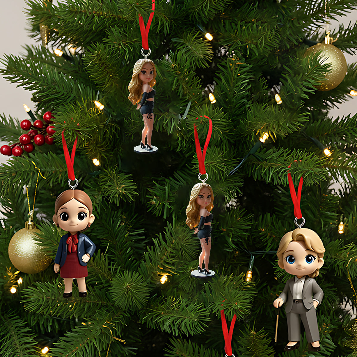 Photo personnalisée - Cadeau pour elle, pour lui - Figurine 3D personnalisée pour couple