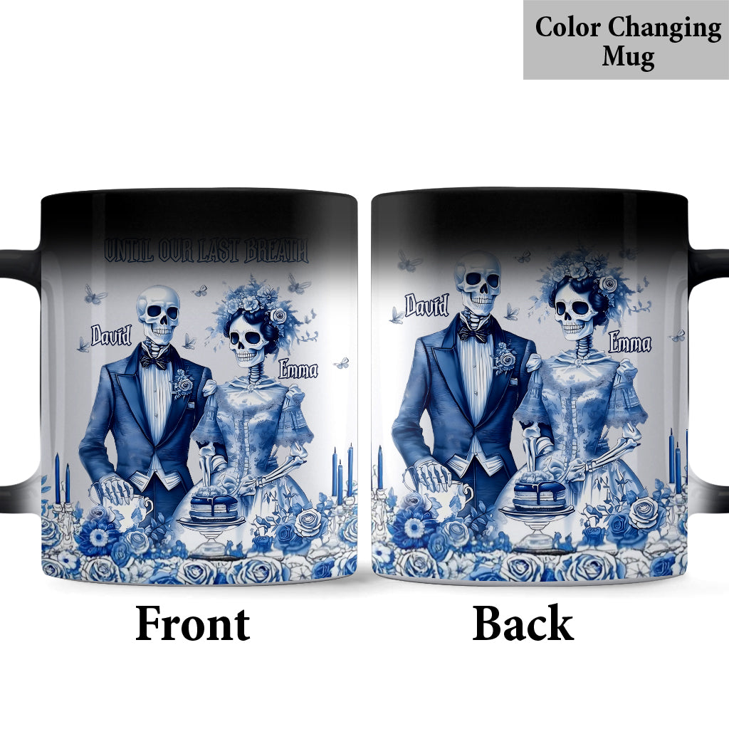 Jusqu'à notre dernier souffle - Mug personnalisé pour couple