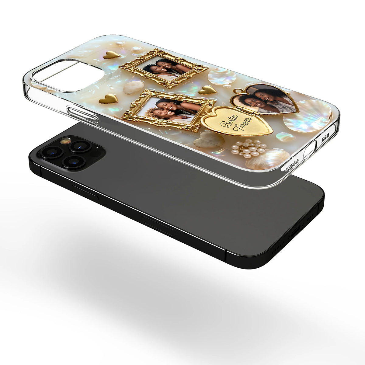 Nos Souvenirs - Coque de Téléphone Personnalisée pour Meilleure Amie