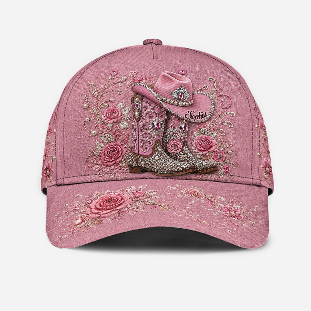Bottes de Cowgirl - Casquette Classique Personnalisée