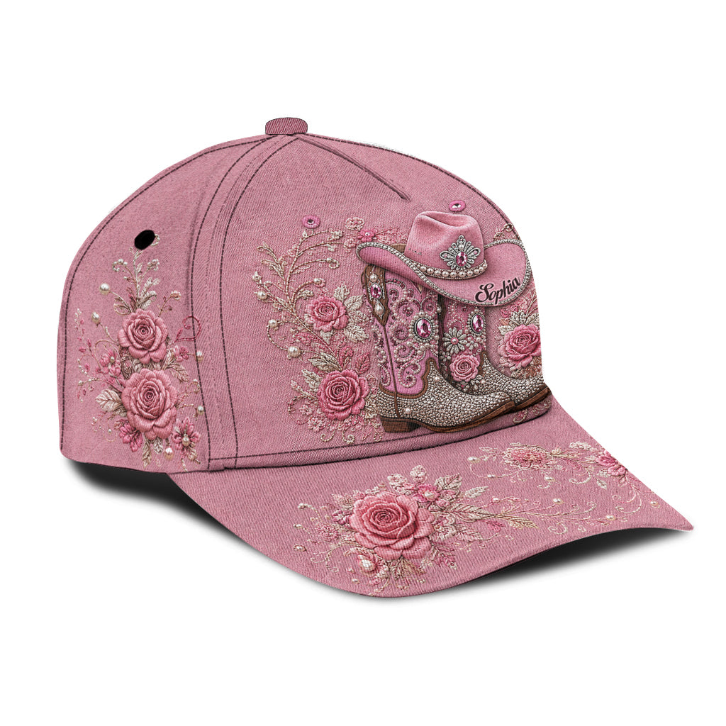 Bottes de Cowgirl - Casquette Classique Personnalisée