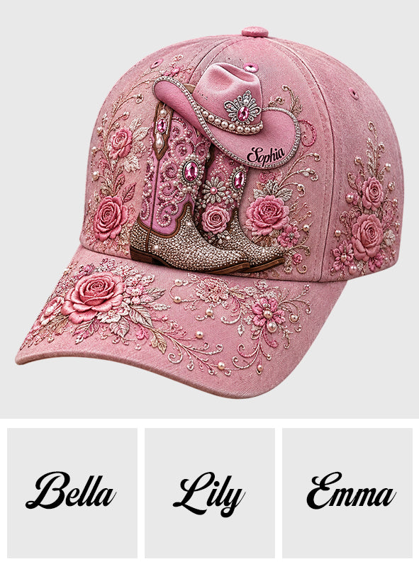 Bottes de Cowgirl - Casquette Classique Personnalisée