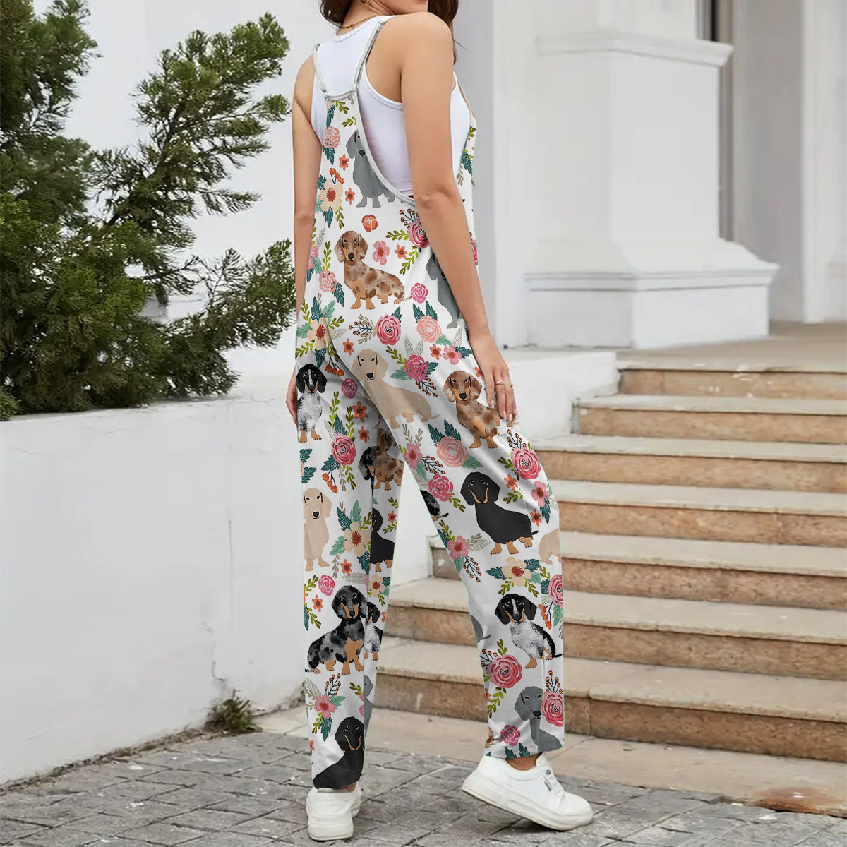 Adorables teckels - Salopettes/combinaisons amples personnalisées pour teckels