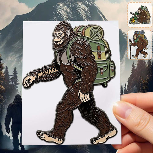 Sasquatch - Personalized Hiking Pin