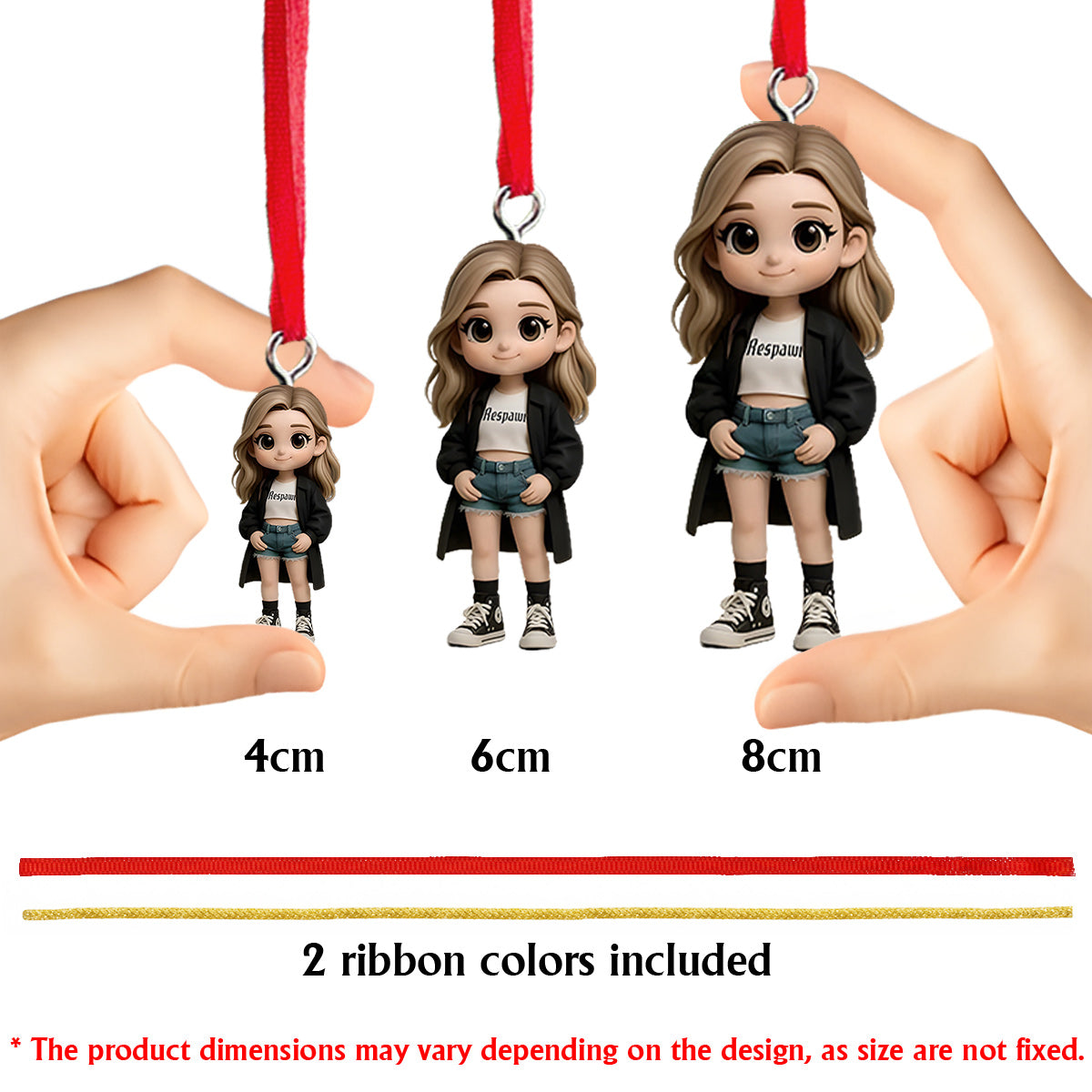 Noël pour chien - Figurine miniature 3D personnalisée avec un chien