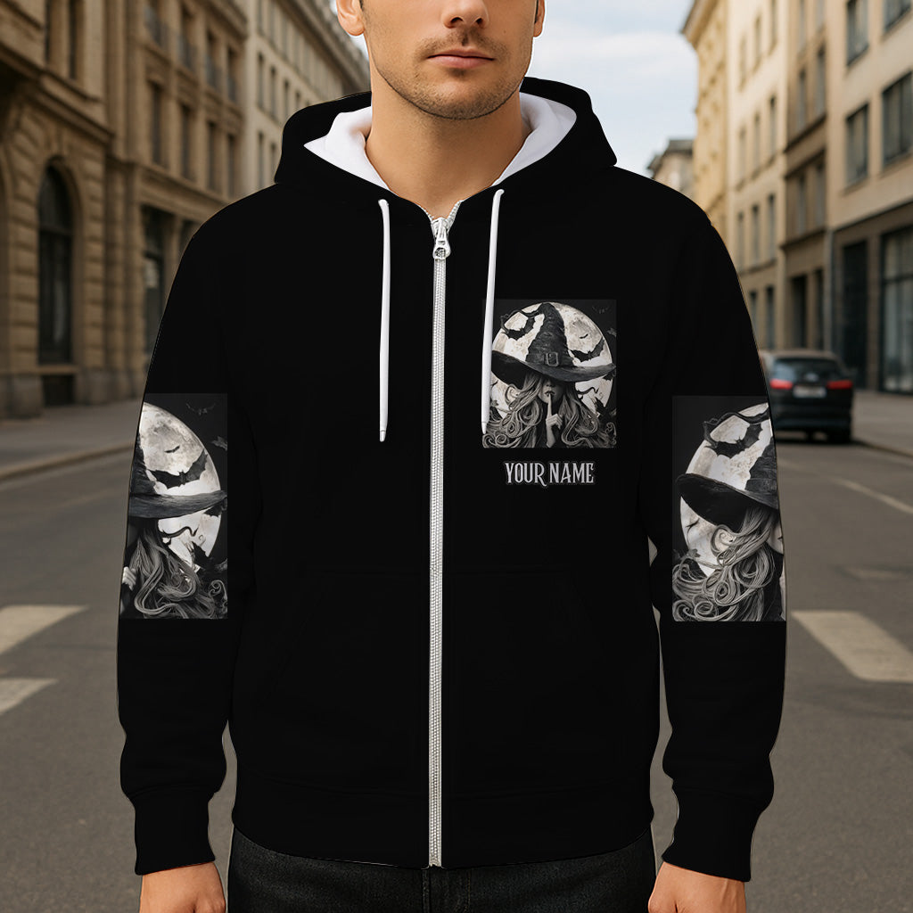 A Wee Bit Wicked - Personalized Witch All Over Shirt