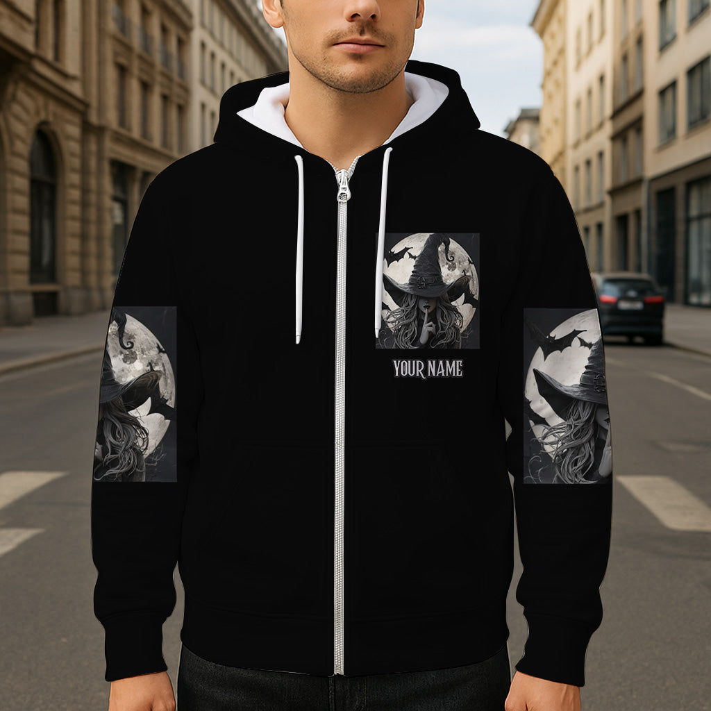 A Wee Bit Wicked - Personalized Witch All Over Shirt