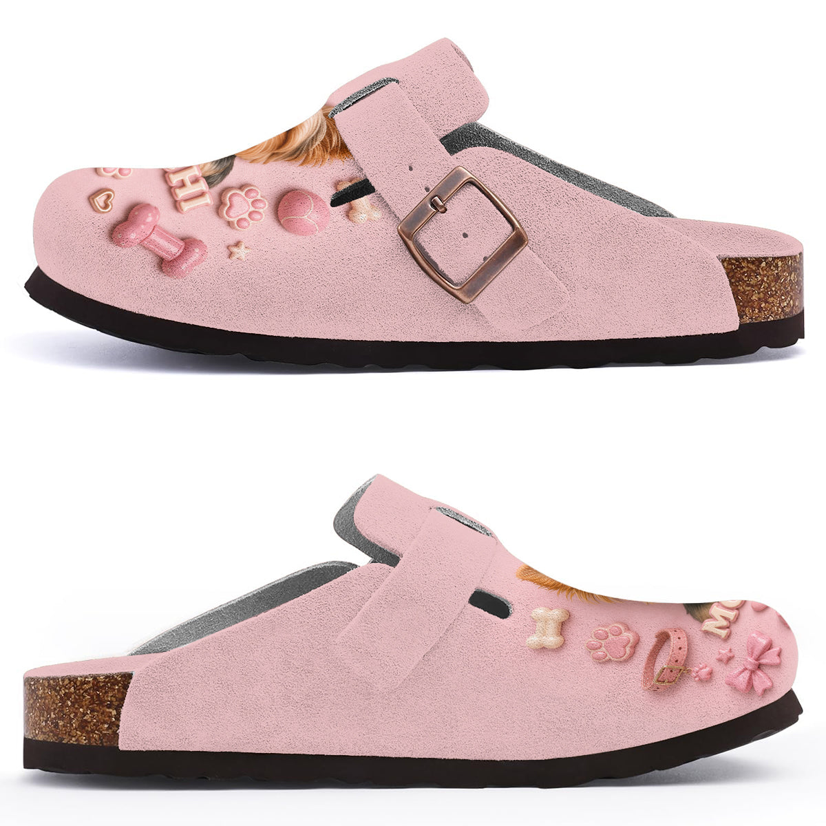 I Love My Dog - Personalized Dog Clogs With Arch Support