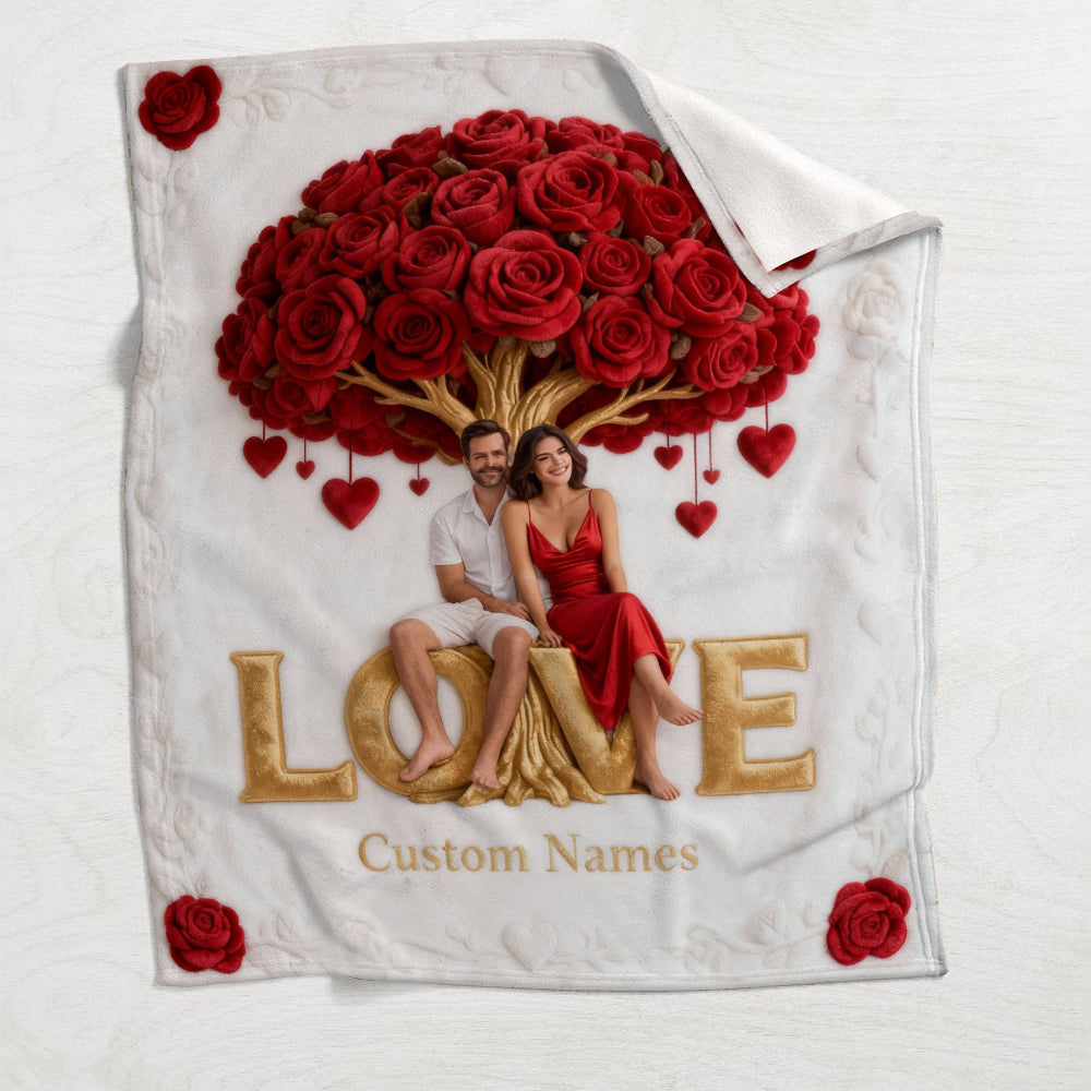 Couverture personnalisée pour couples « Toi et Moi »