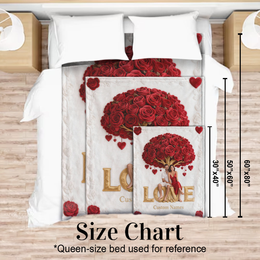 Couverture personnalisée pour couples « Toi et Moi »