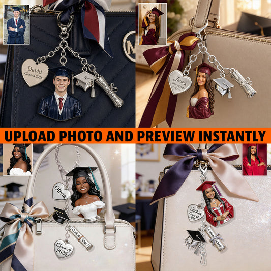 Promotion de 2026 - Charms de Graduation Personnalisés