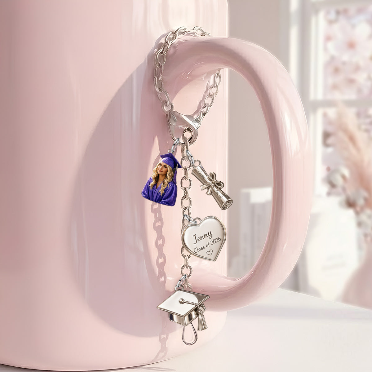 Promotion de 2026 - Charms de Graduation Personnalisés
