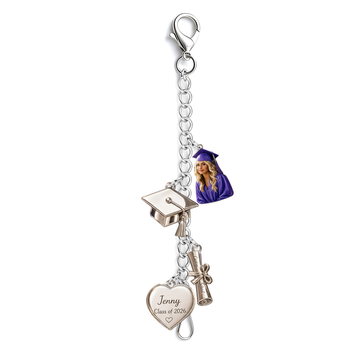 Promotion de 2026 - Charms de Graduation Personnalisés