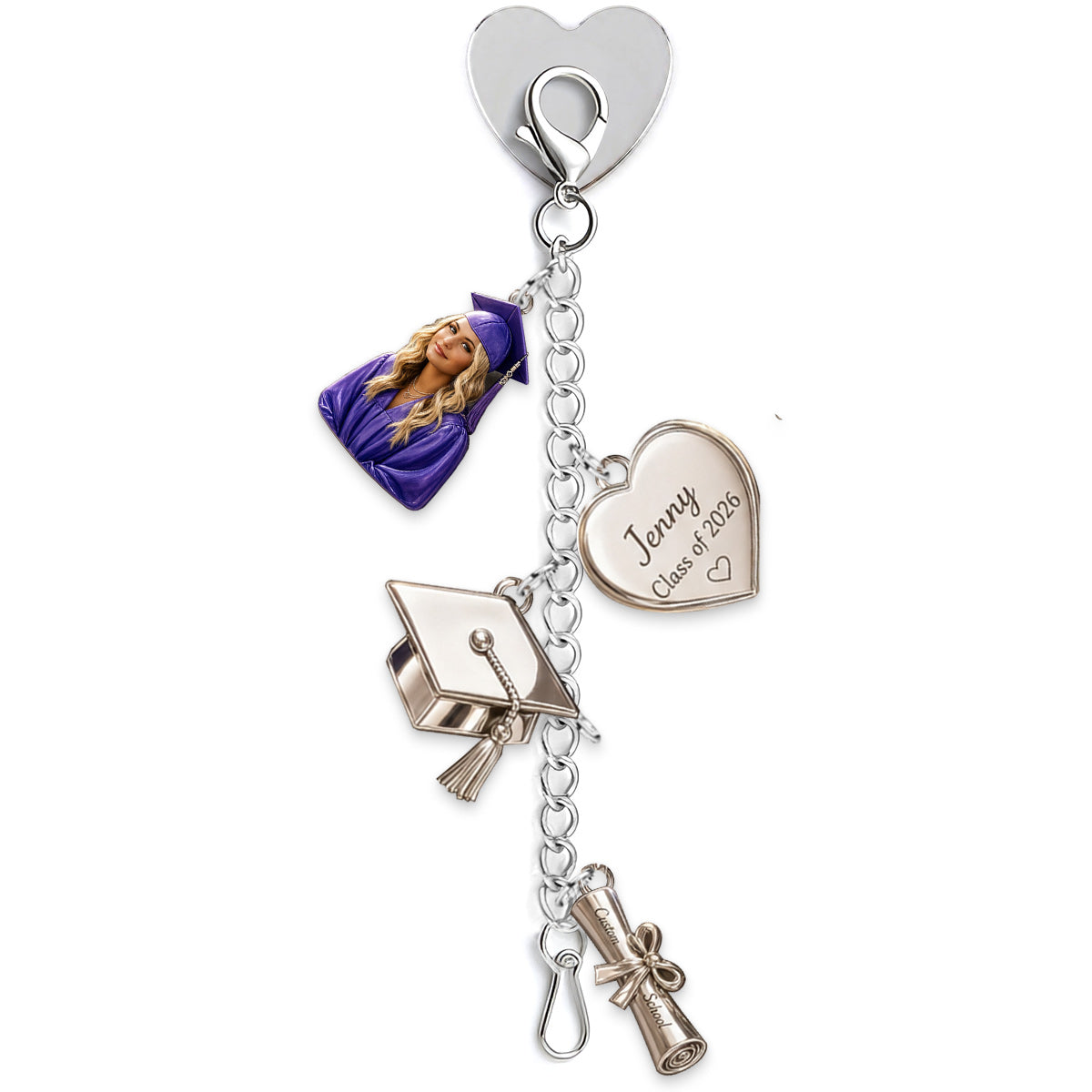 Promotion de 2026 - Charms de Graduation Personnalisés