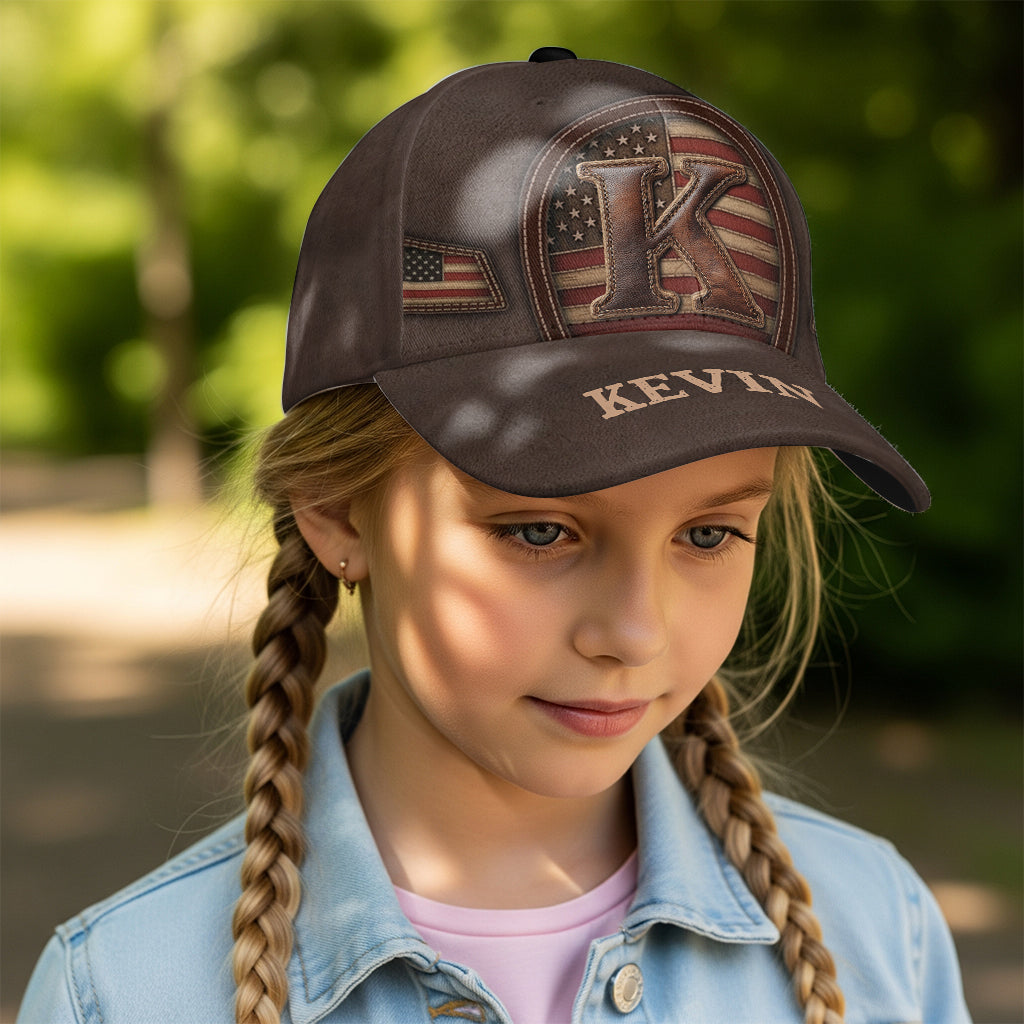 Cadeau initial pour lui, mari, papa… - Casquette classique personnalisée