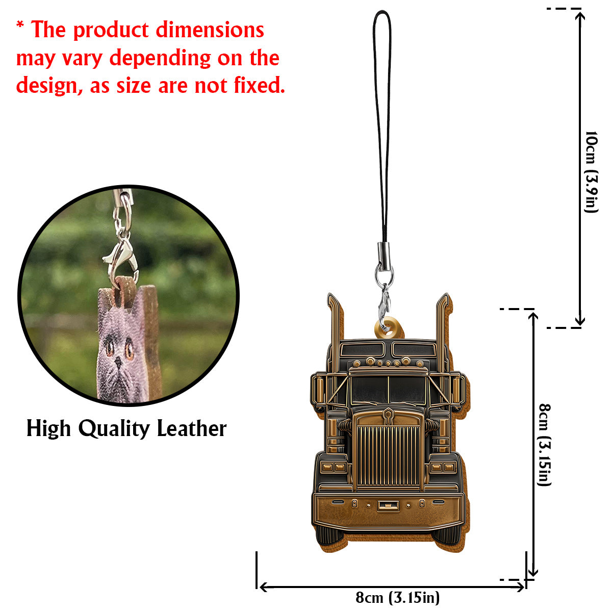 Étui portefeuille personnalisé pour chauffeur routier