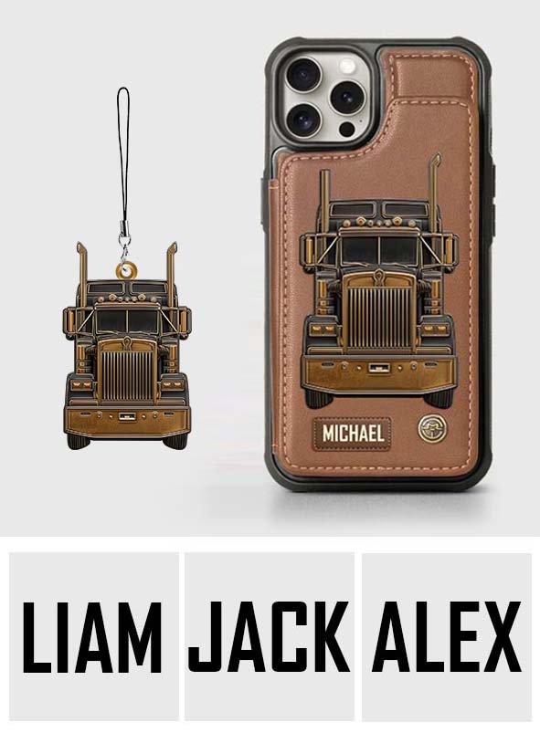 Étui portefeuille personnalisé pour chauffeur routier