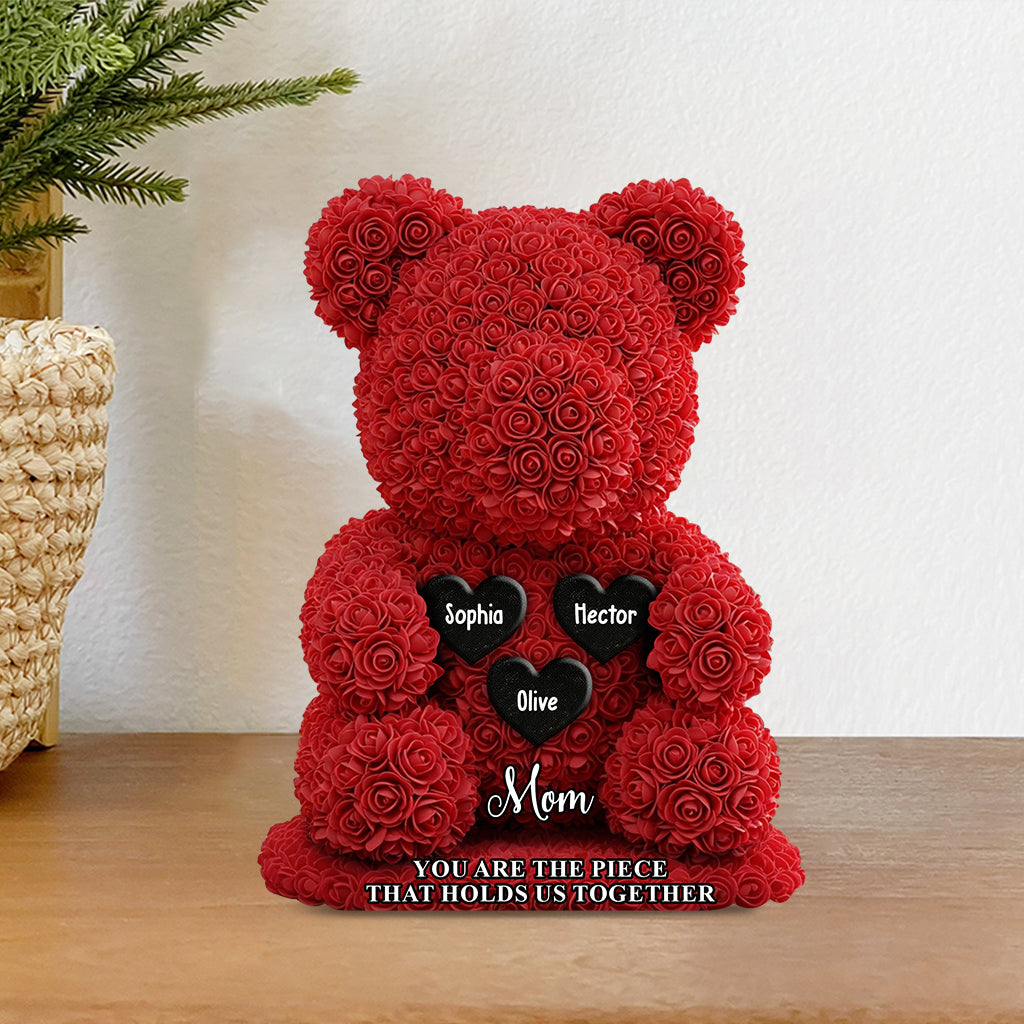 Mama Bear - Personalized Mother Custom Shaped Acrylic Plaque