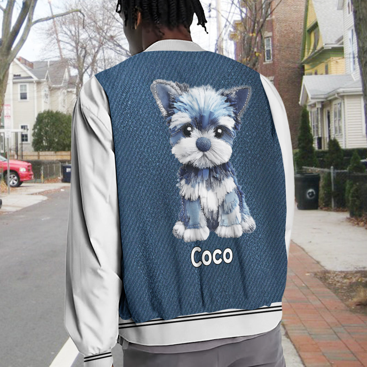 Veste universitaire personnalisée pour chien Cool Dog