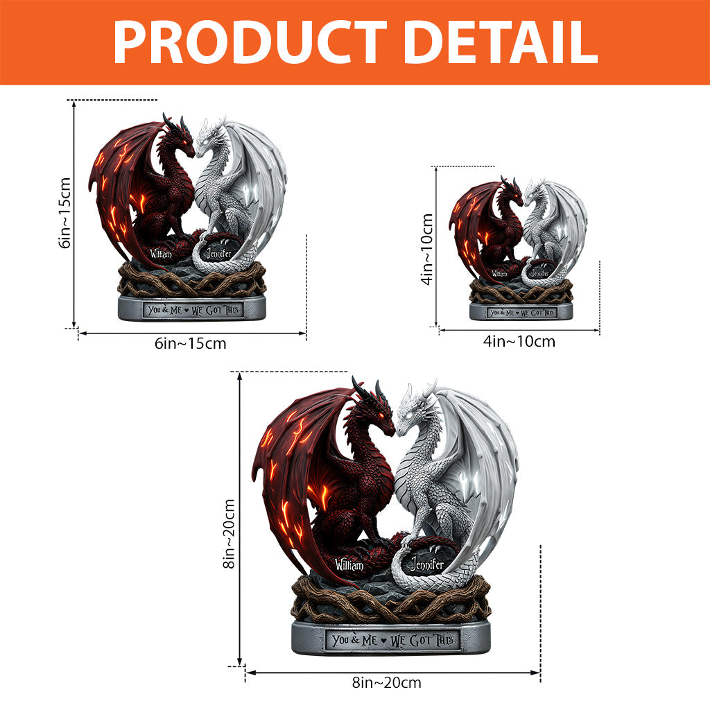 You & Me - Personalized Couple Custom Shaped Acrylic Plaque