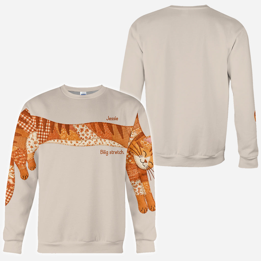 Un Chat Deux Manches - T-shirt Personnalisé Chat