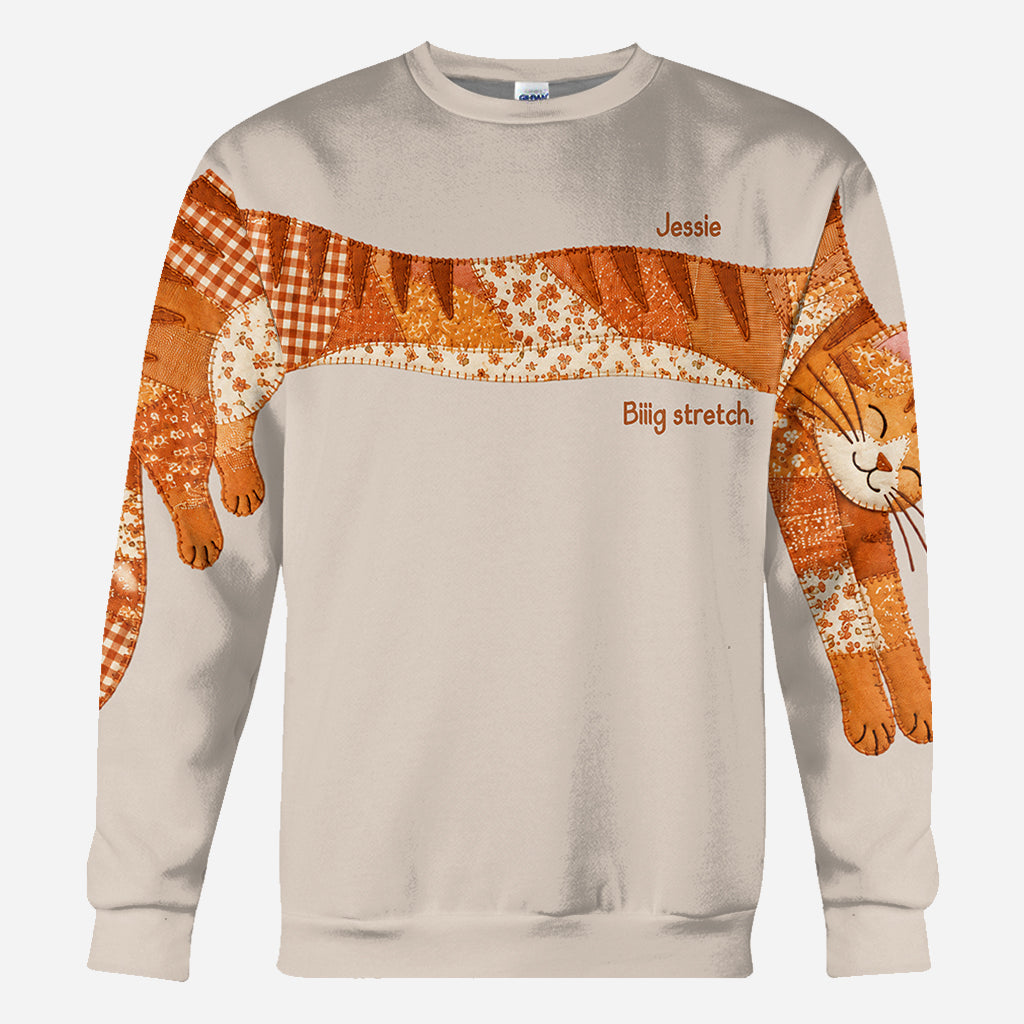 Un Chat Deux Manches - T-shirt Personnalisé Chat